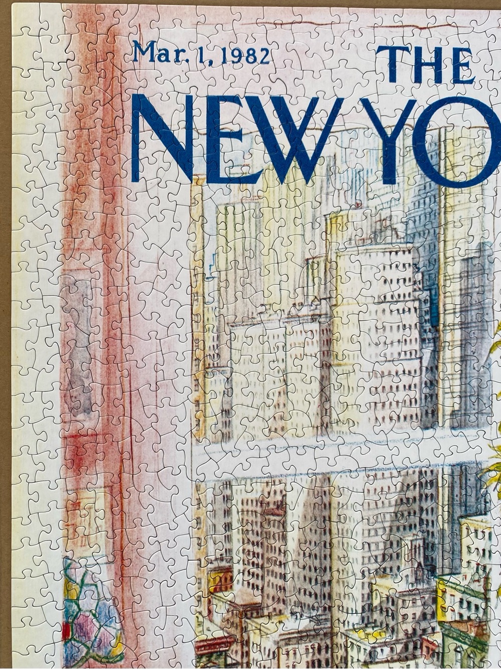 The New Yorker Cat’s Eye View Puzzle Complete 1000 Piece - Picture 4 of 11